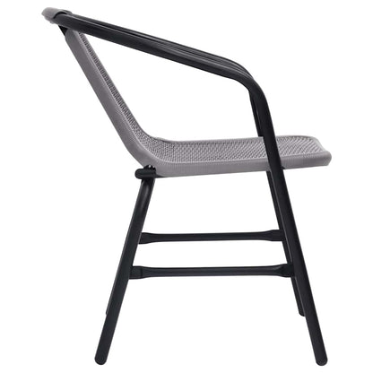 Tuinstoelen 4 St 110 Kg Kunststof Rattan En Staal