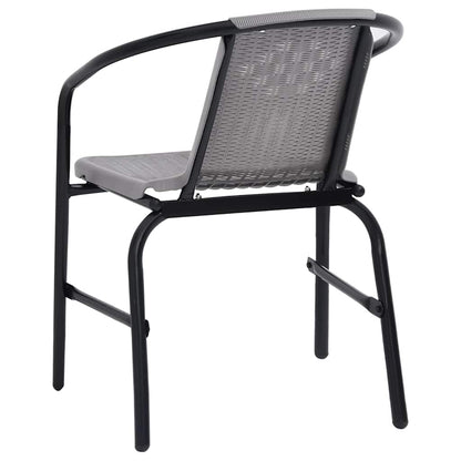 Tuinstoelen 4 St 110 Kg Kunststof Rattan En Staal
