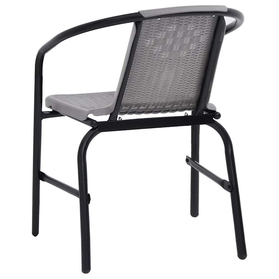 Tuinstoelen 4 St 110 Kg Kunststof Rattan En Staal