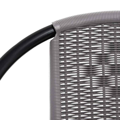 Tuinstoelen 4 St 110 Kg Kunststof Rattan En Staal