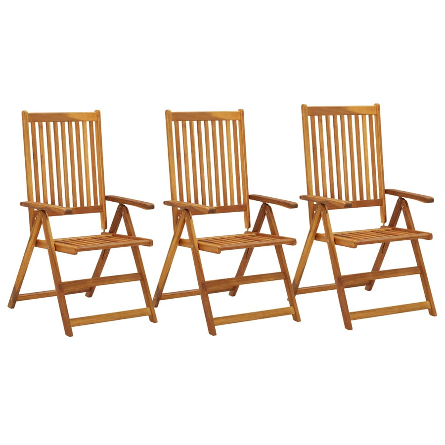 Tuinstoelen Verstelbaar Massief Acaciahout 3