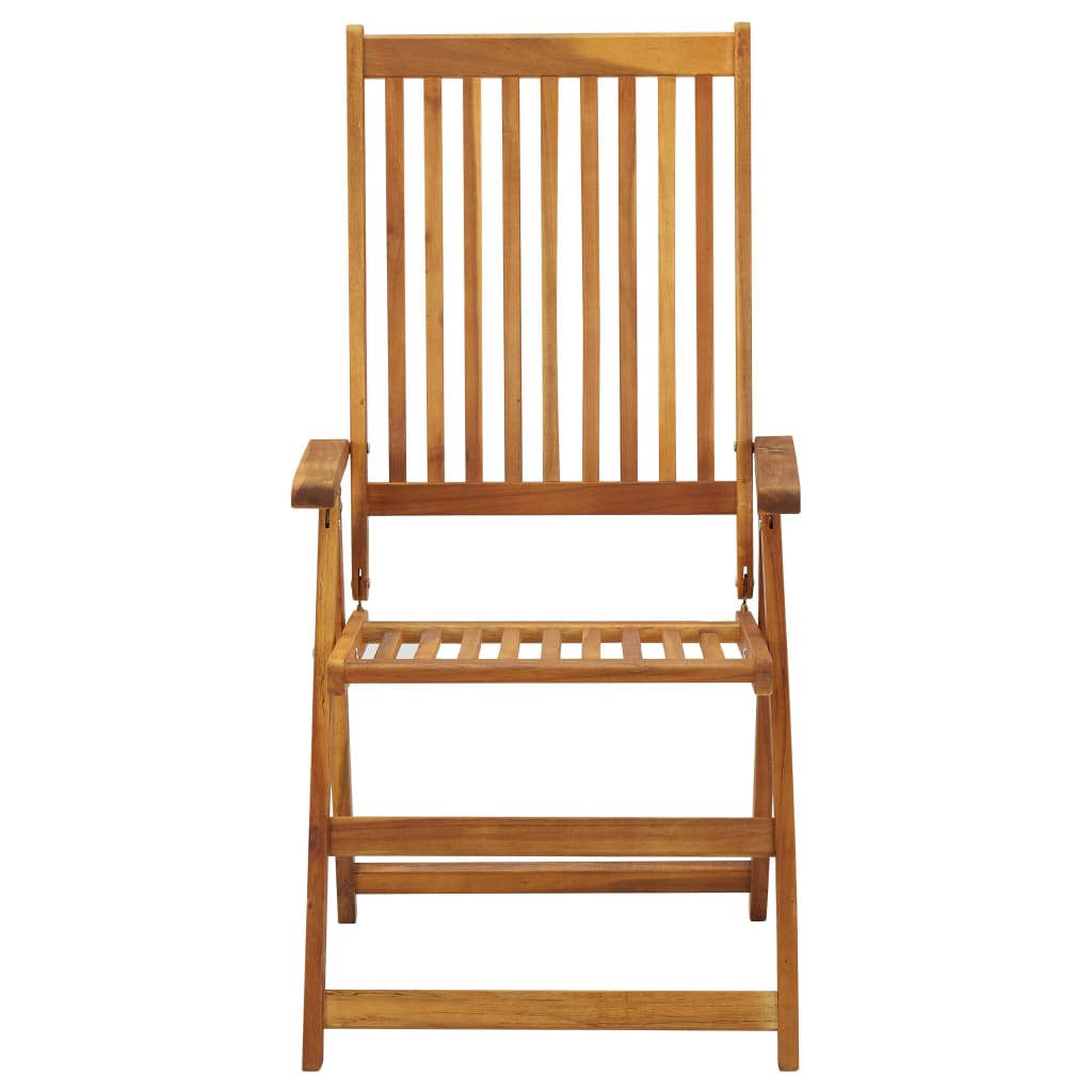 Tuinstoelen Verstelbaar Massief Acaciahout 3