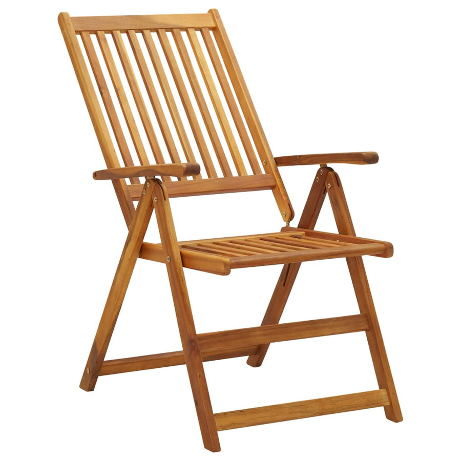 Tuinstoelen Verstelbaar Massief Acaciahout 3