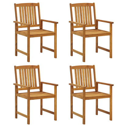 Tuinstoelen Massief Acaciahout 4 Bruin