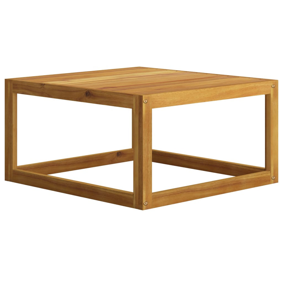 Salon 68X68X29 Cm Massief Acaciahout Crème Tafel