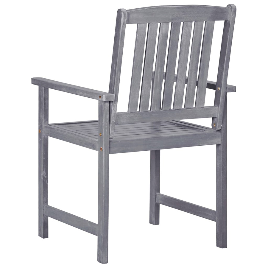 Tuinstoelen Massief Acaciahout 1 4 Grijs