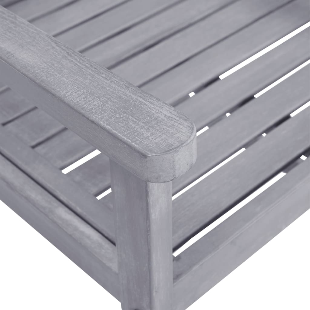 Tuinstoelen Massief Acaciahout 1 4 Grijs