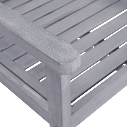 Tuinstoelen Massief Acaciahout 1 4 Grijs