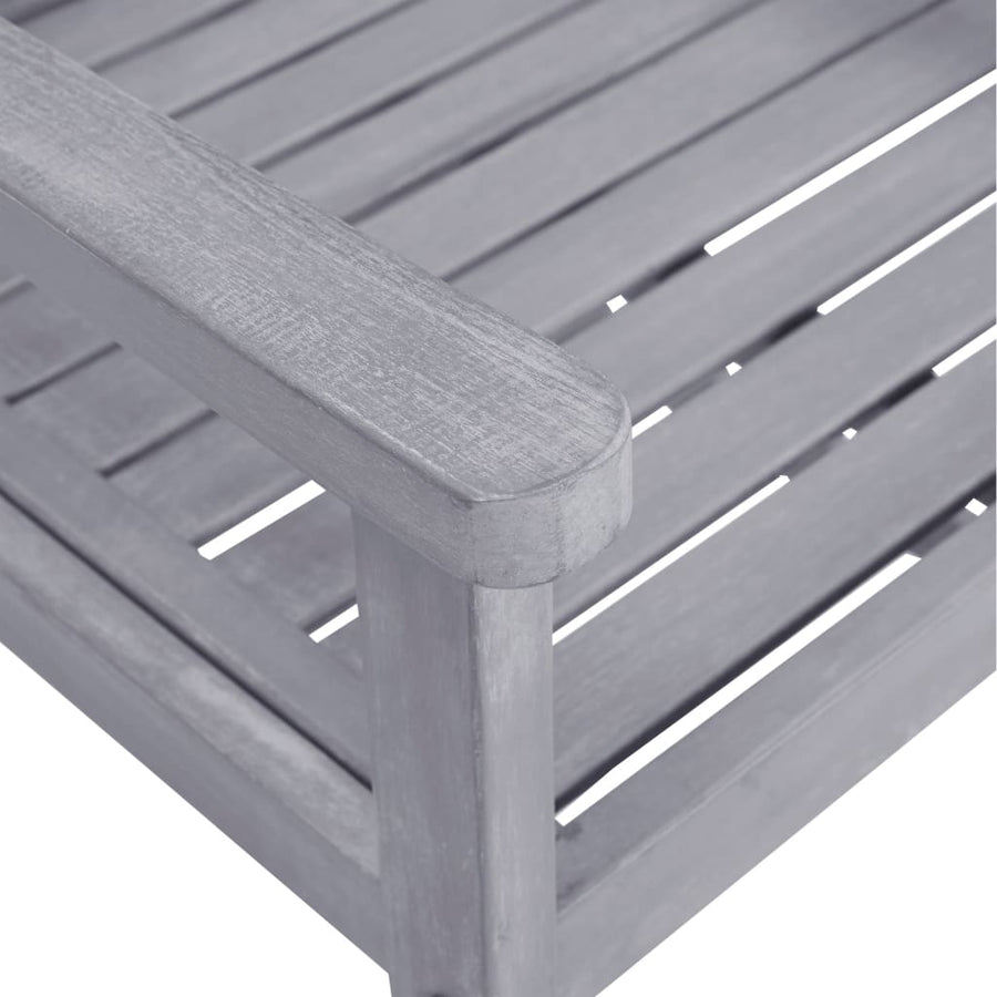 Tuinstoelen Massief Acaciahout 1 4 Grijs
