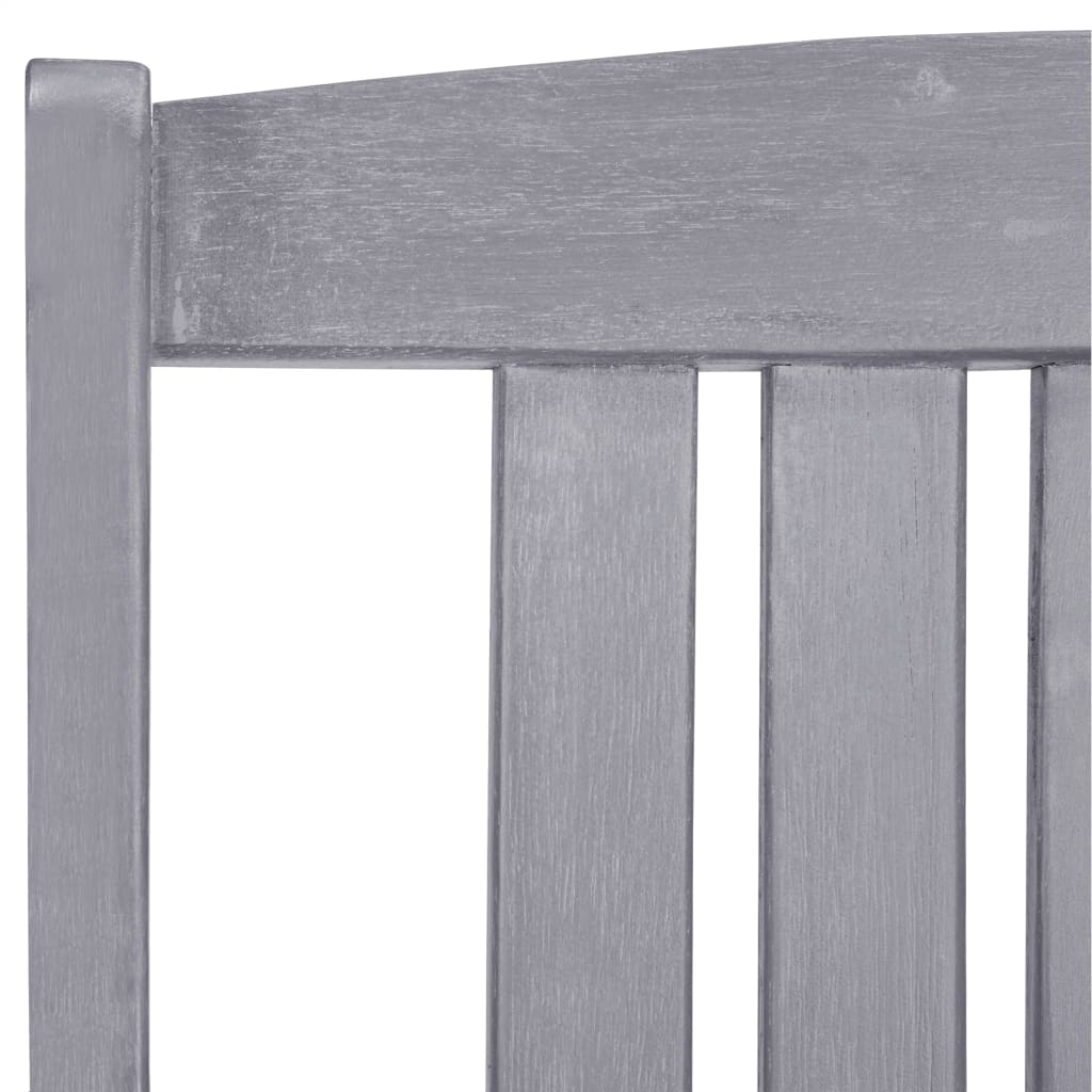 Tuinstoelen Massief Acaciahout 1 4 Grijs