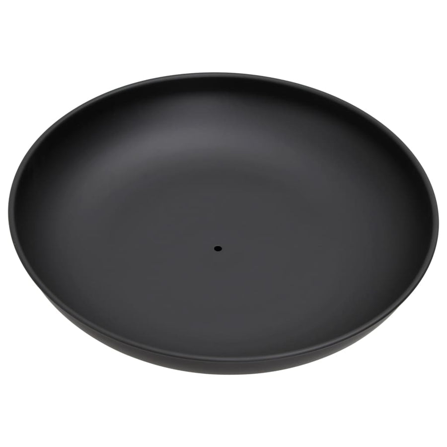 Vuurplaats 57 Cm Staal Φ 57 x 16 cm Zwart