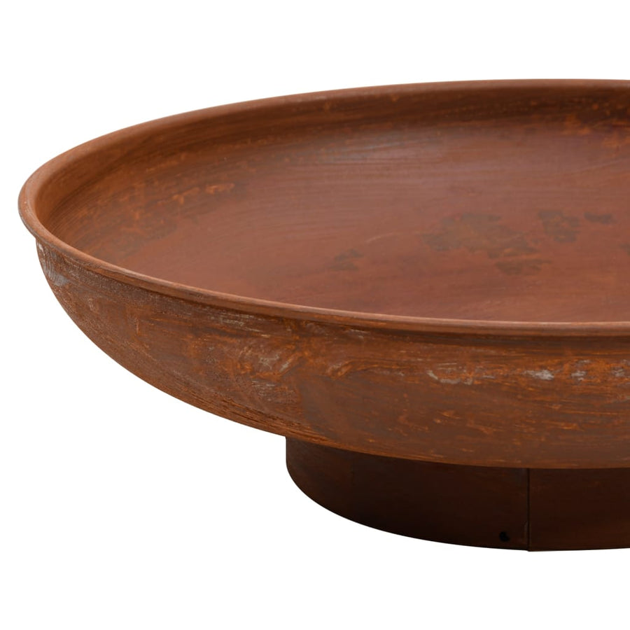 Vuurplaats 57 Cm Staal Φ 57 x 16 cm Bruin