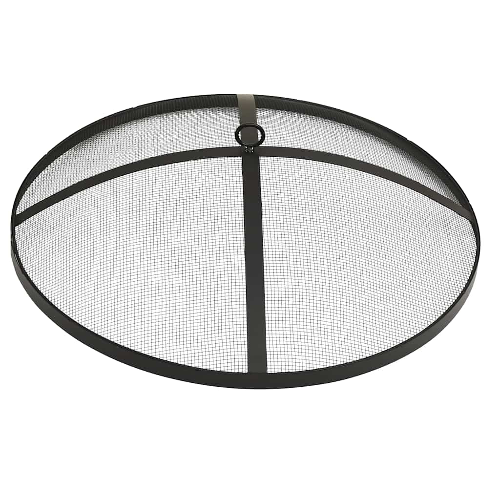 Vuurschaal En Barbecue 2-In-1 Met Pook 59X59X60 Cm Rvs