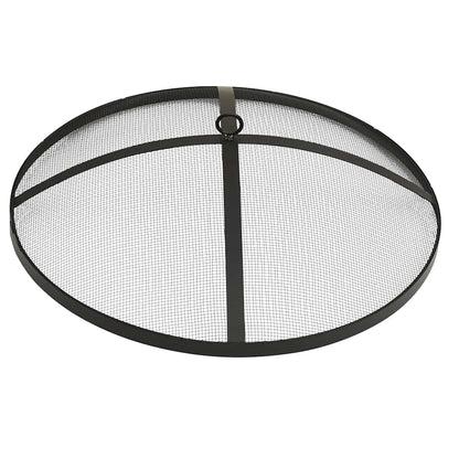 Vuurschaal En Barbecue 2-In-1 Met Pook 59X59X60 Cm Rvs