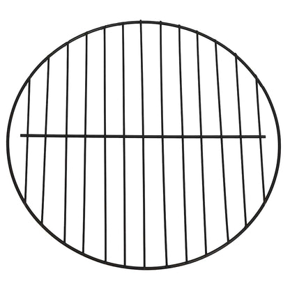 Vuurschaal En Barbecue 2-In-1 Met Pook 59X59X60 Cm Rvs