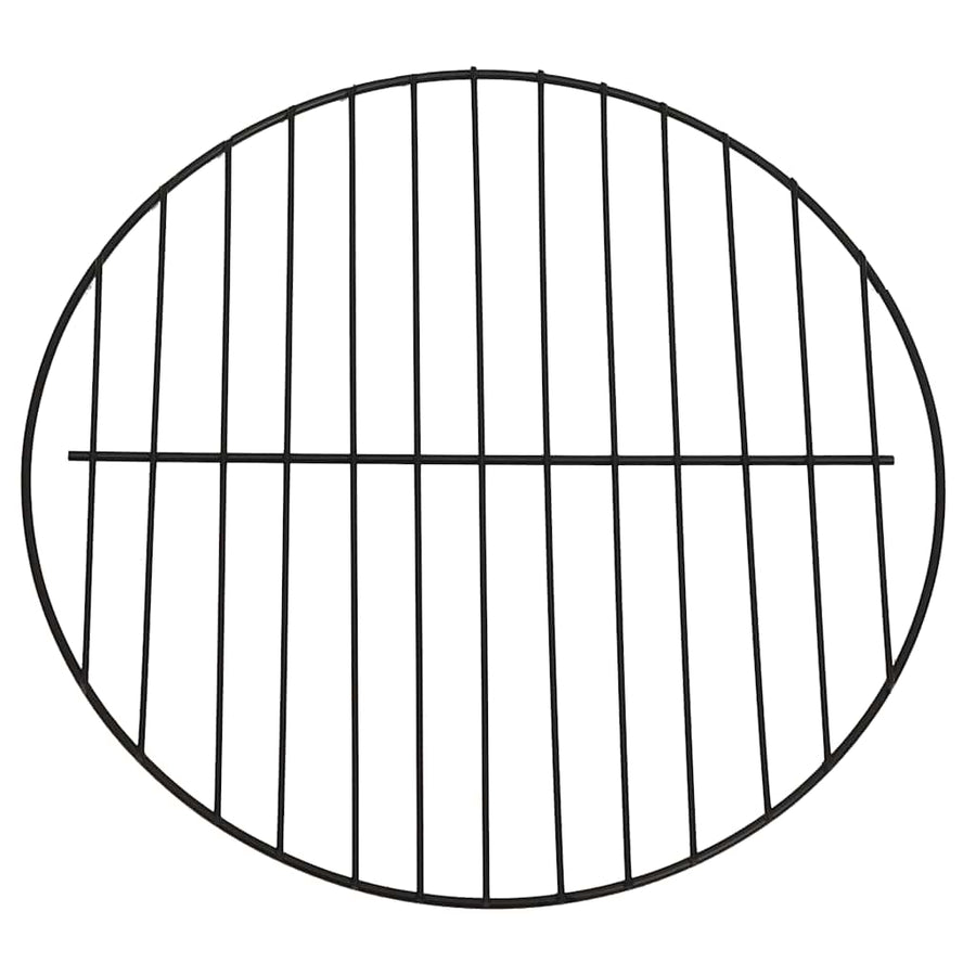 Vuurschaal En Barbecue 2-In-1 Met Pook 59X59X60 Cm Rvs