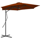 Parasol Met Stalen Paal 300X230 Cm Kleurig Terracotta