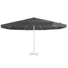 Vervangingsdoek Voor Parasol 500 Cm Kleurig Φ 500 cm Antraciet