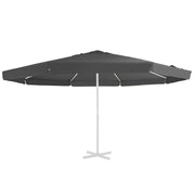 Parasoldoek 500 cm antraciet polyester 180 g/m²