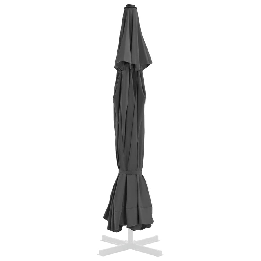 Vervangingsdoek Voor Parasol 500 Cm Kleurig Φ 500 cm Antraciet
