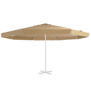 Parasol vervangingsdoek 500 cm taupe