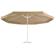 Vervangingsdoek Voor Parasol 500 Cm Taupe Φ 500 cm