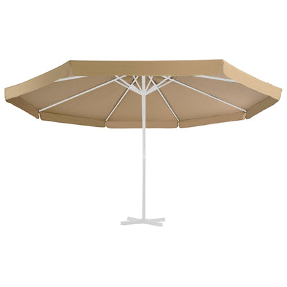 Vervangingsdoek Voor Parasol 500 Cm Taupe Φ 500 cm