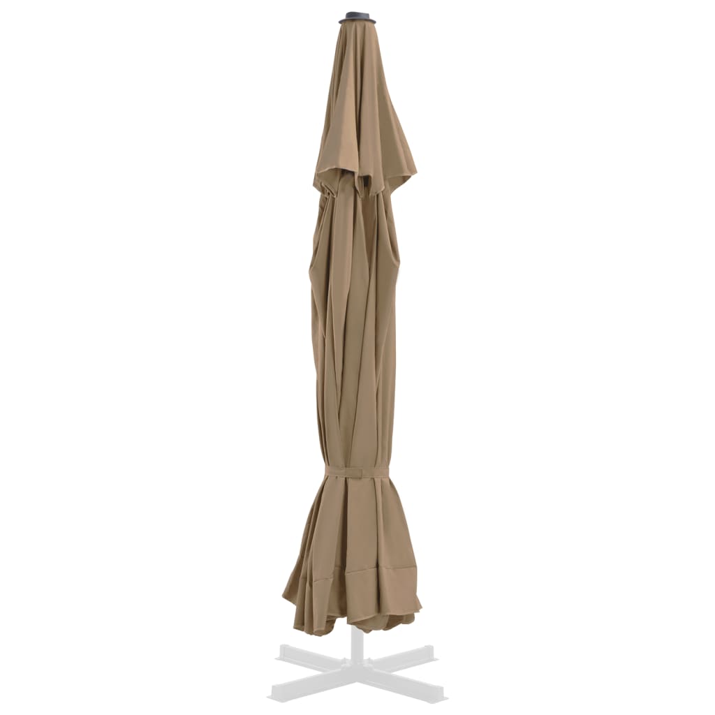 Vervangingsdoek Voor Parasol 500 Cm Taupe Φ 500 cm