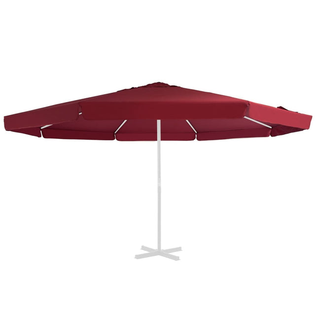 Vervangingsdoek Voor Parasol 500 Cm Bordeauxrood Φ 500 cm