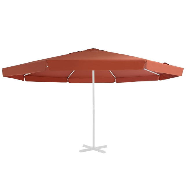 Vervangingsdoek Voor Parasol 500 Cm Terracottakleurig Φ 500 cm