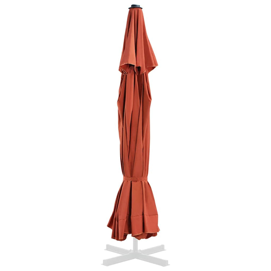Vervangingsdoek Voor Parasol 500 Cm Kleurig Φ 515 cm Terracotta