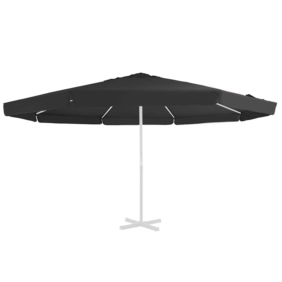 Vervangingsdoek Voor Parasol 515 Cm Φ 515 cm Zwart