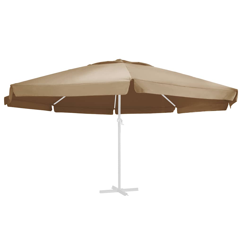 Vervangingsdoek Voor Parasol 610 Cm Φ 610 cm Taupe