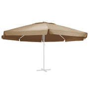 Parasoldoek 610 cm taupe