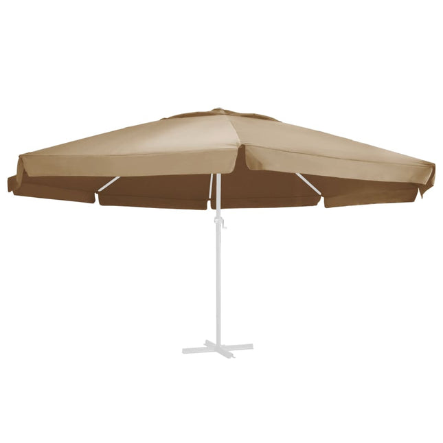 Vervangingsdoek Voor Parasol 600 Cm Taupe Φ 600 cm