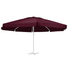 Parasoldoek 610 cm bordeauxrood