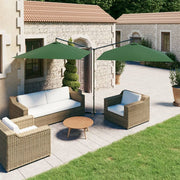 Parasol dubbel 600x300 cm groen
