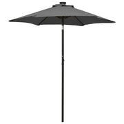 Parasol 200x211 cm antraciet met LED
