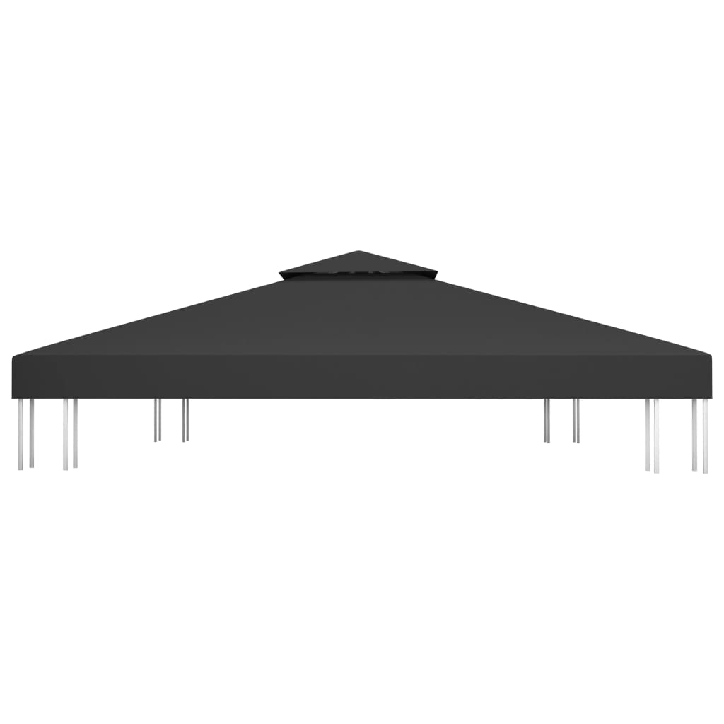 Prieeldak 2-Laags 30 G/M² 4 x 3 m Zwart