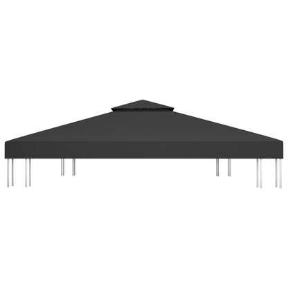 Prieeldak 2-Laags 30 G/M² 4 x 3 m Zwart