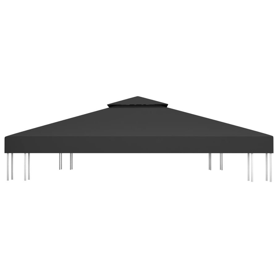 Prieeldak 2-Laags 30 G/M² 4 x 3 m Zwart
