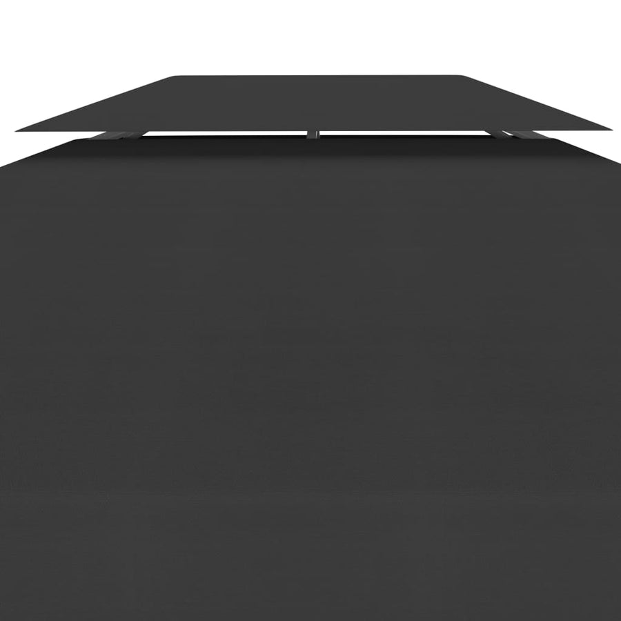 Prieeldak 2-Laags 30 G/M² 4 x 3 m Zwart