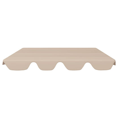 Vervangingsluifel Voor Schommelbank 188/168 x 145/110 cm Beige