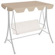 Vervangingsluifel schommelbank 188/168x145/110 cm beige