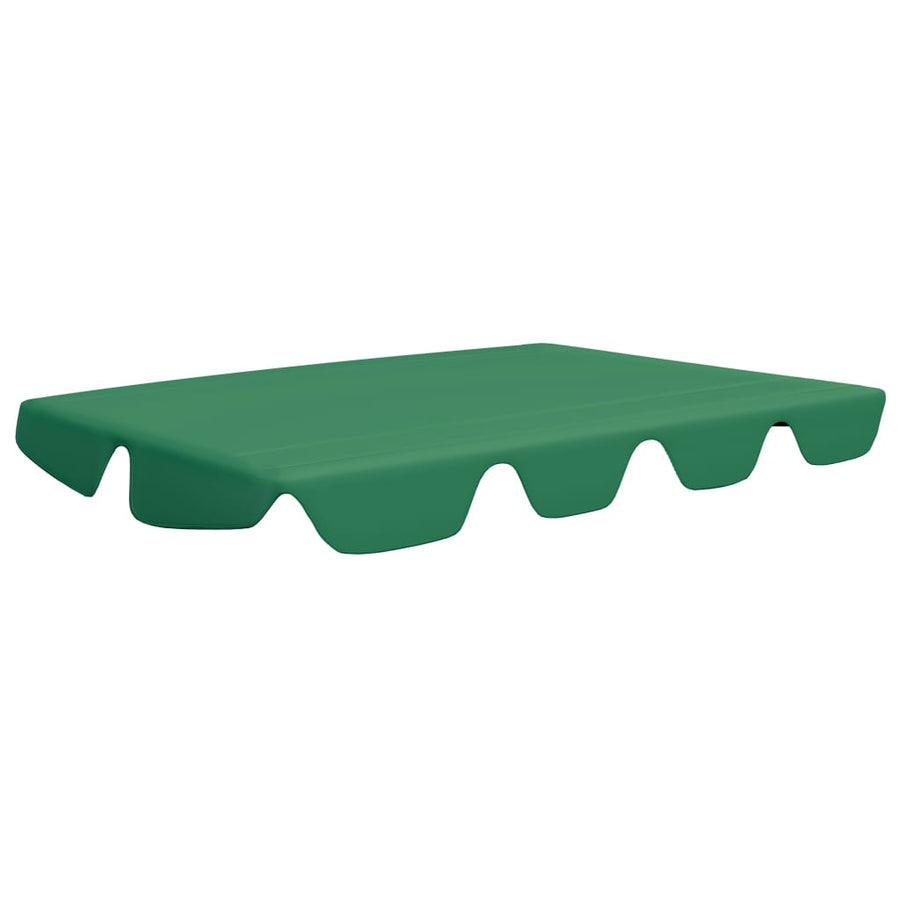 Vervangingsluifel Voor Schommelbank 188/168 x 145/110 cm Groen