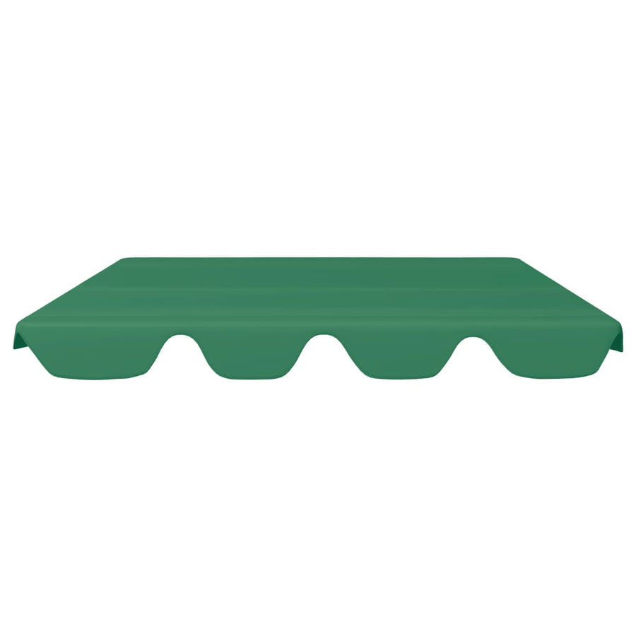 Vervangingsluifel Voor Schommelbank 188/168 x 145/110 cm Groen