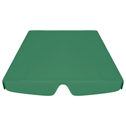 Vervangingsluifel Voor Schommelbank 188/168 x 145/110 cm Groen