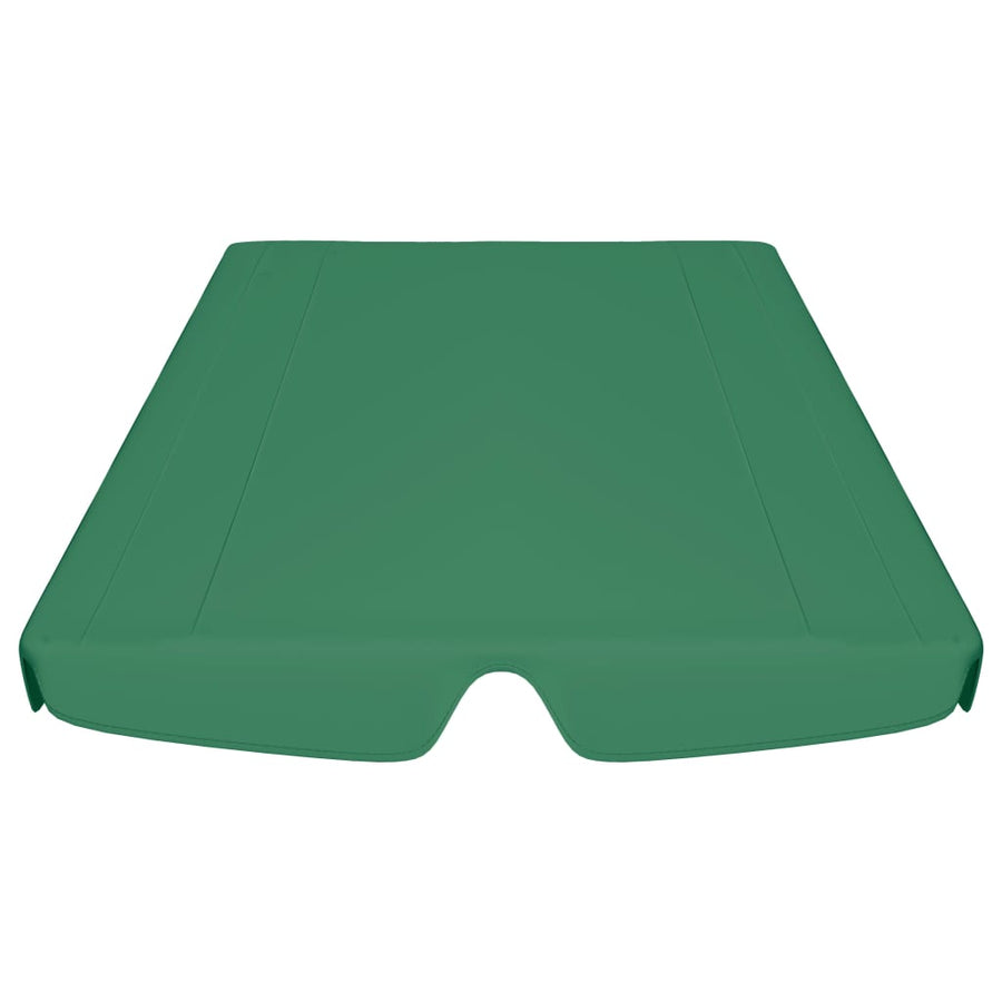 Vervangingsluifel Voor Schommelbank 188/168 x 145/110 cm Groen