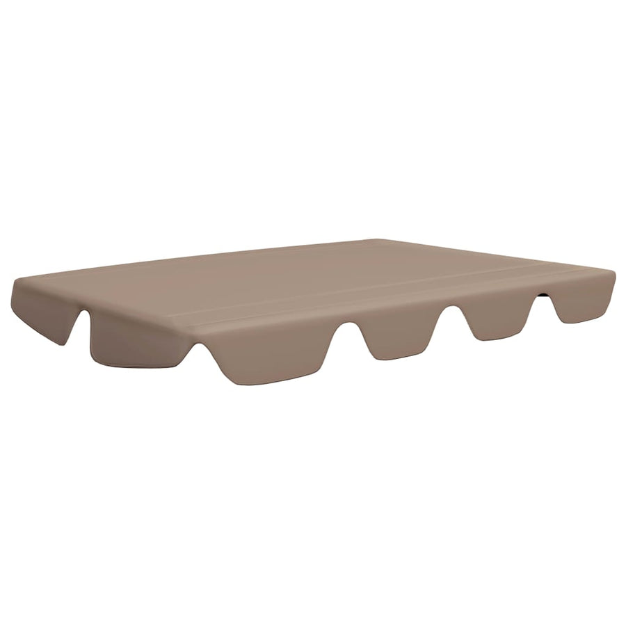 Vervangingsluifel Voor Schommelbank 188/168 x 145/110 cm Taupe