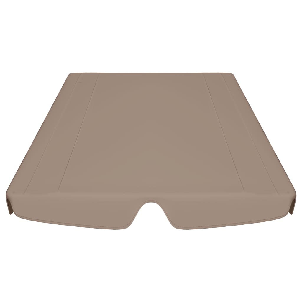 Vervangingsluifel Voor Schommelbank 188/168 x 145/110 cm Taupe
